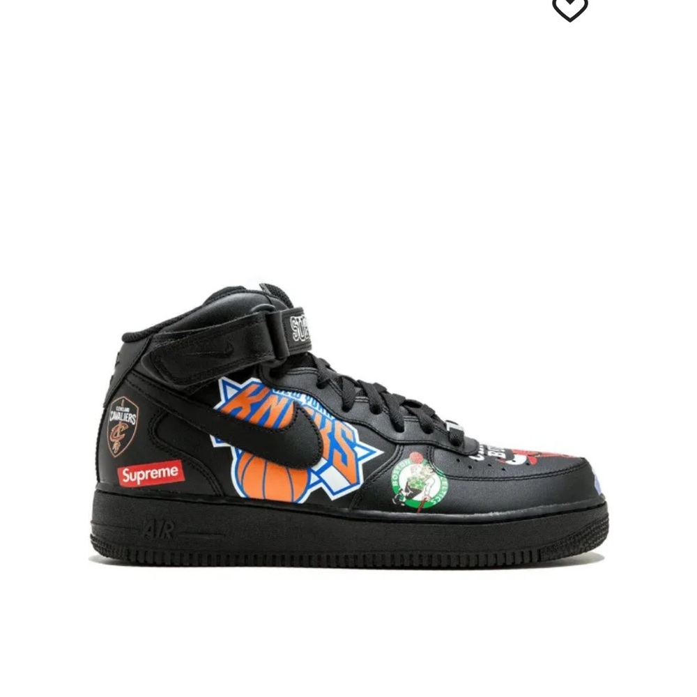 Supreme Black High-Top Sneakers